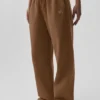 Pantalon de jogging Accolade à coupe droite - Brun ensoleillé