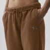 Pantalon de jogging Accolade à coupe droite - Brun ensoleillé