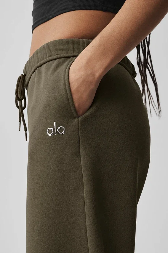 Pantalon de jogging Accolade à coupe droite - Olive Tree