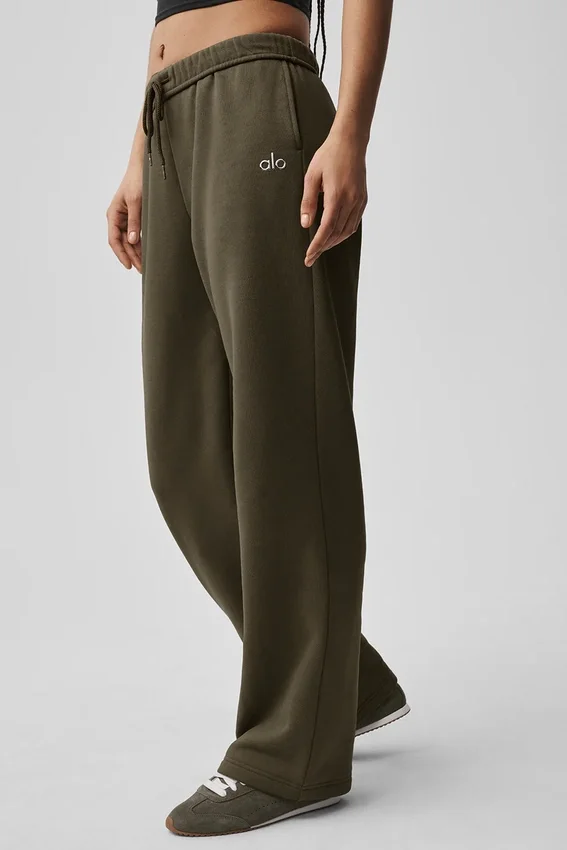 Pantalon de jogging Accolade à coupe droite - Olive Tree
