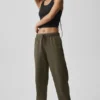 Pantalon de jogging Accolade à coupe droite - Olive Tree