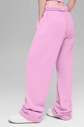 Pantalon de jogging Accolade à coupe droite – Rose bonbon