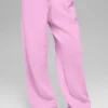 Pantalon de jogging Accolade à coupe droite - Rose bonbon