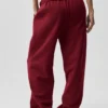 Pantalon de jogging Accolade à coupe droite - Rouge « Summer Romance »