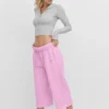 Pantalon de jogging Accolade Cutoff - Rose bonbon