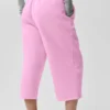 Pantalon de jogging Accolade Cutoff - Rose bonbon