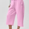 Pantalon de jogging Accolade Cutoff - Rose bonbon
