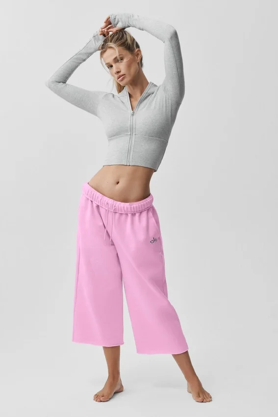 Pantalon de jogging Accolade Cutoff - Rose bonbon