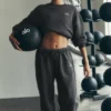 Pantalon de jogging Accolade à jambes droites - Anthracite