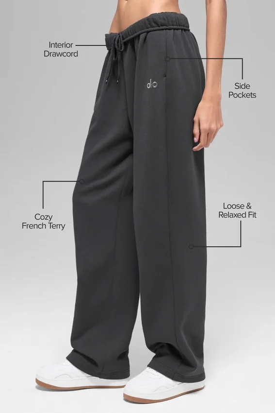 Pantalon de jogging Accolade à jambes droites - Anthracite
