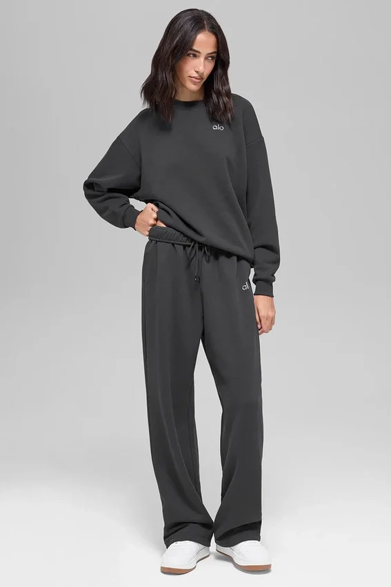 Pantalon de jogging Accolade à jambes droites - Anthracite