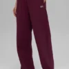 Pantalon de jogging Accolade à jambes droites - Bordeaux