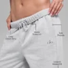 Pantalon de jogging Accolade à jambes droites - Gris chiné athlétique