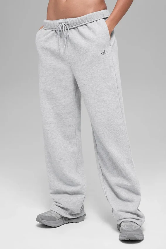 Pantalon de jogging Accolade à jambes droites - Gris chiné athlétique
