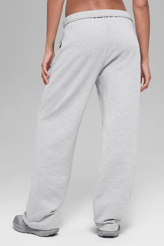 Pantalon de jogging Accolade à jambes droites - Gris chiné athlétique