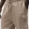 Pantalon de jogging décontracté à motif gaufré - Gravel