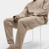 Pantalon de jogging décontracté à motif gaufré - Gravel