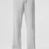 Pantalon de jogging Domain en maille côtelée - Gris chiné athlétique