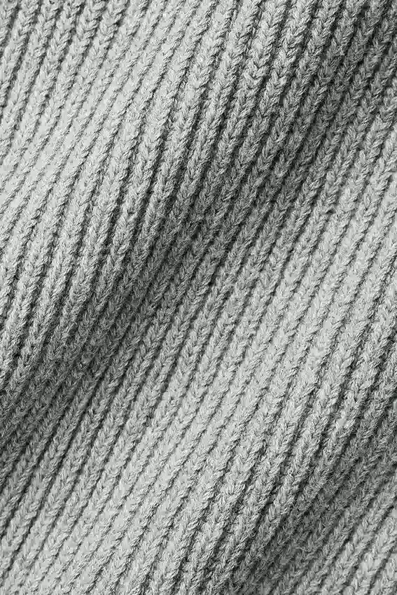 Pantalon de jogging Domain en maille côtelée - Gris chiné athlétique