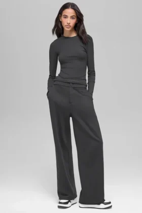 Pantalon de jogging High-Waist - Anthracite