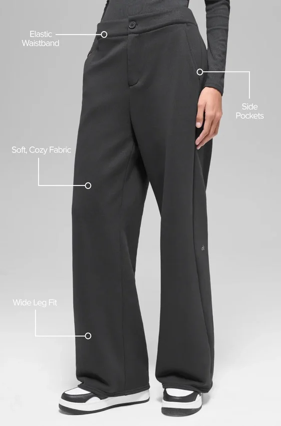 Pantalon de jogging High-Waist - Anthracite