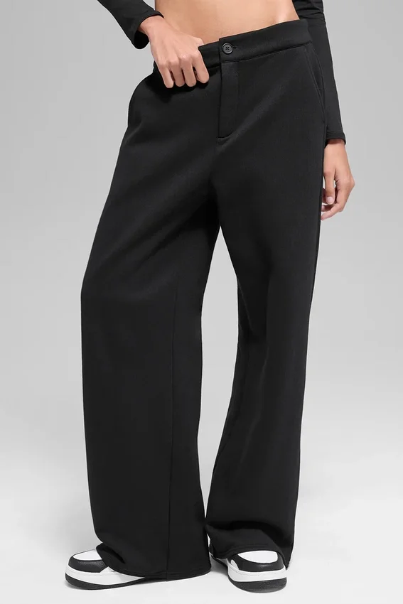 Pantalon de jogging High-Waist - Noir