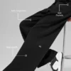 Pantalon de jogging High-Waist - Noir