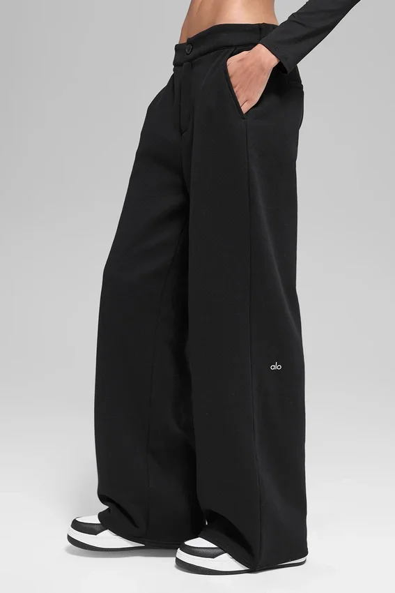 Pantalon de jogging High-Waist - Noir