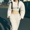 Pantalon de jogging à jambes droites Accolade - Bone