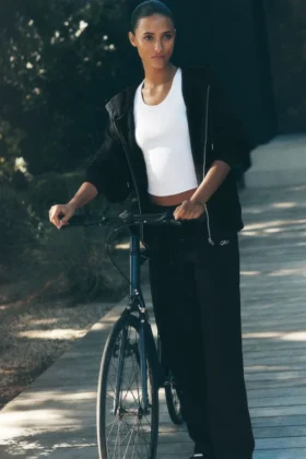 Pantalon de jogging à jambes droites Accolade - Noir