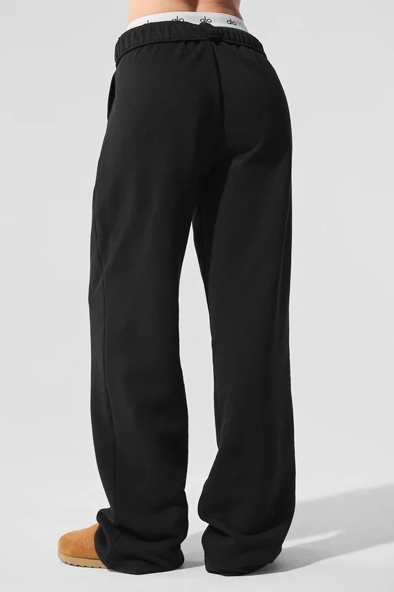 Pantalon de jogging à jambes droites Accolade - Noir