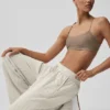 Pantalon de jogging à jambes droites à fines rayures – Fines rayures couleur os