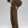 Pantalon de jogging à jambes droites à fines rayures – Fines rayures espresso