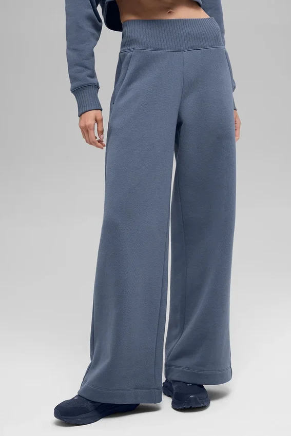Pantalon de jogging à jambes larges Serenity - Bluestone