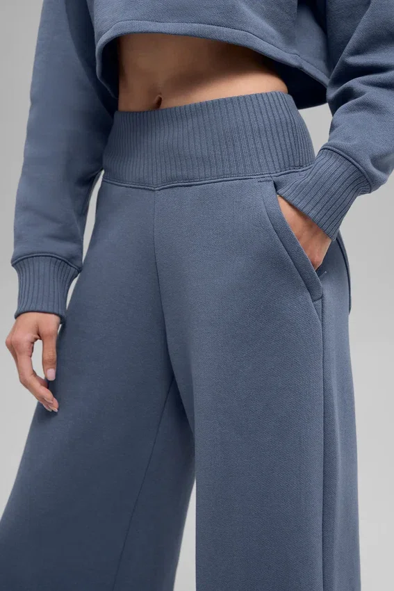 Pantalon de jogging à jambes larges Serenity - Bluestone