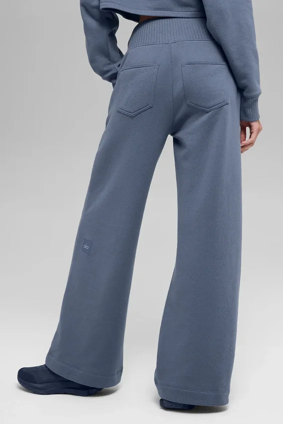 Pantalon de jogging à jambes larges Serenity - Bluestone