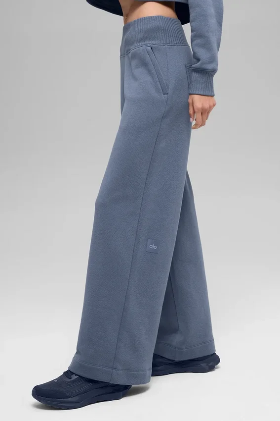 Pantalon de jogging à jambes larges Serenity - Bluestone