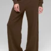 Pantalon de jogging à jambes larges Serenity - Espresso