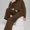 Pantalon de jogging à jambes larges Serenity - Espresso