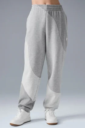 Pantalon de jogging Make Waves – Gris chiné athlétique ton sur ton