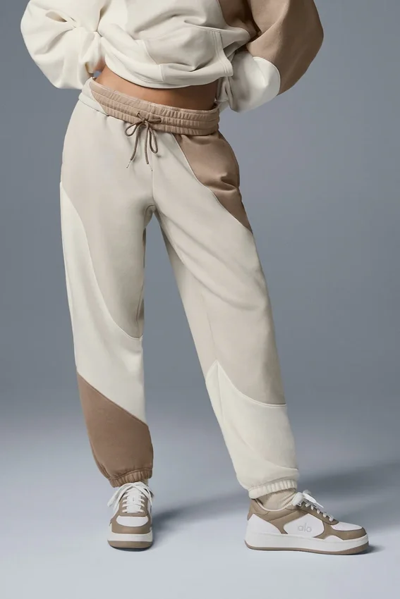 Pantalon de jogging Make Waves – Ivoire/Os/Gravier