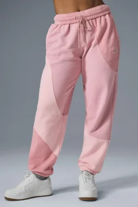 Pantalon de jogging Make Waves - Rose coucher de soleil dégradé