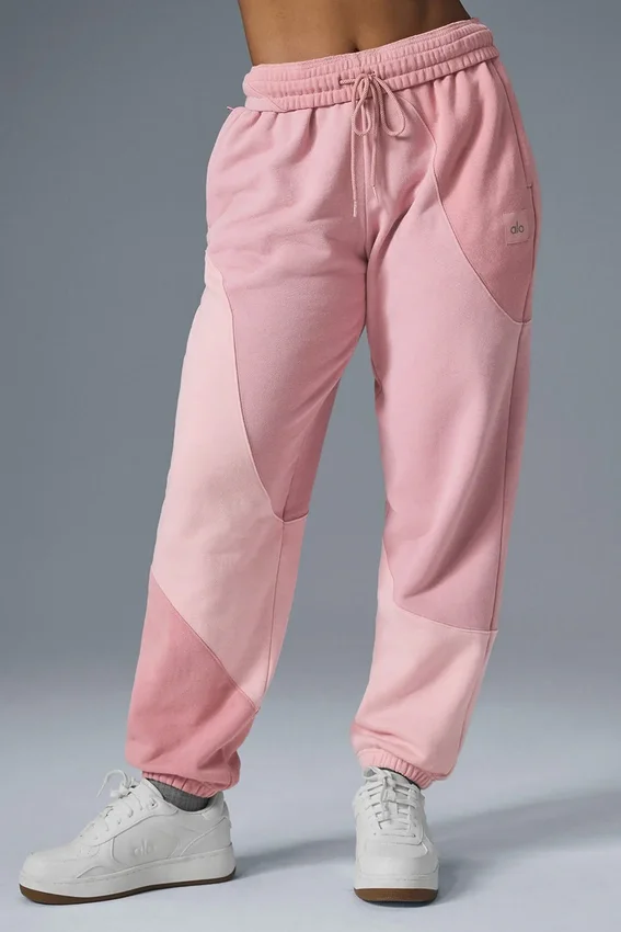 Pantalon de jogging Make Waves - Rose coucher de soleil dégradé