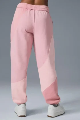 Pantalon de jogging Make Waves – Rose coucher de soleil dégradé