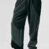 Pantalon de jogging Make Waves – Vert anthracite ton sur ton