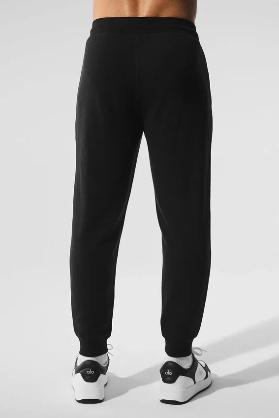 Pantalon de jogging Micro Waffle Fast Break – Noir