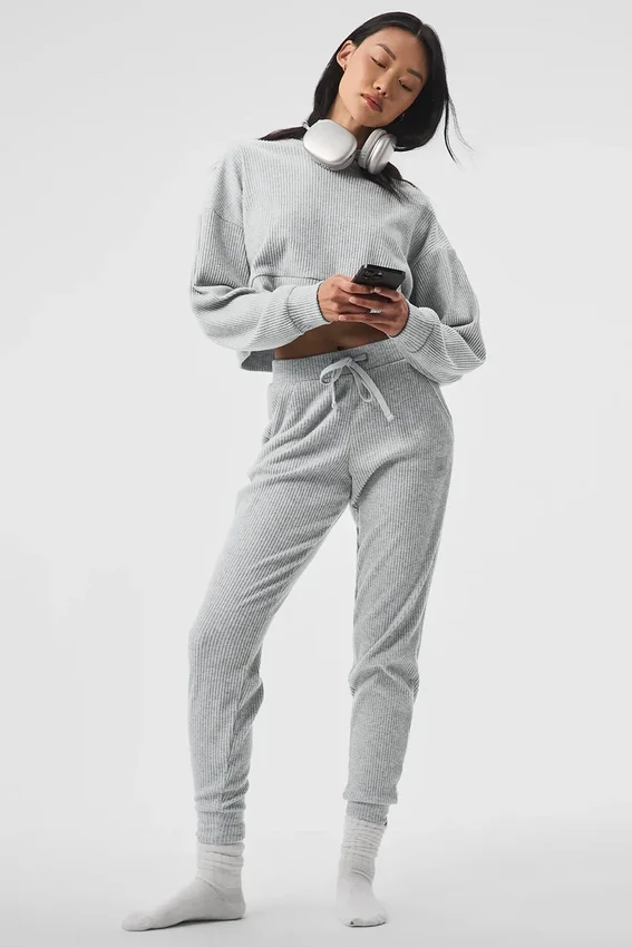 Pantalon de jogging Muse - Gris chiné athlétique