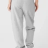 Pantalon de jogging épais Renown à revers – Gris chiné athlétique