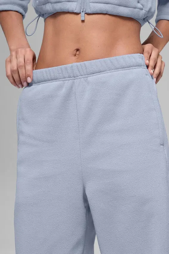 Pantalon de jogging Retreat High-Waist en polaire – Winter Frost