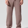 Pantalon de jogging Scholar à coupe droite - Gris champignon chiné